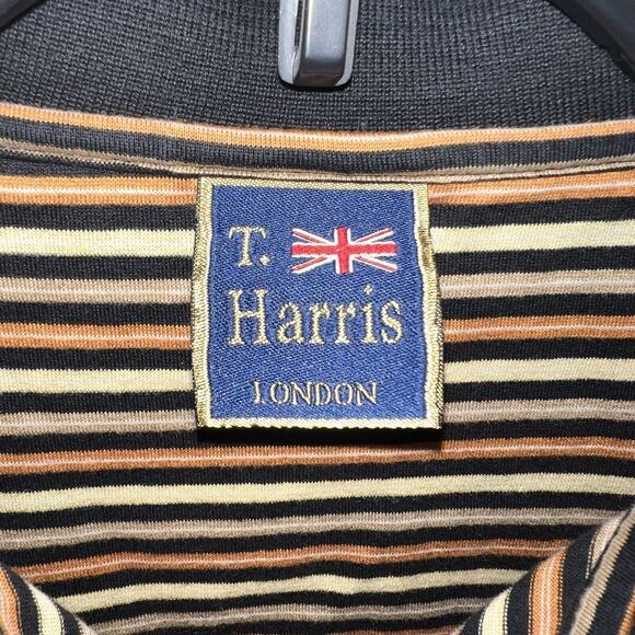 T. Harris Button Up Adult XL Multicolor Mens Short Sleeve Cotton Polo - Picture 3 of 15